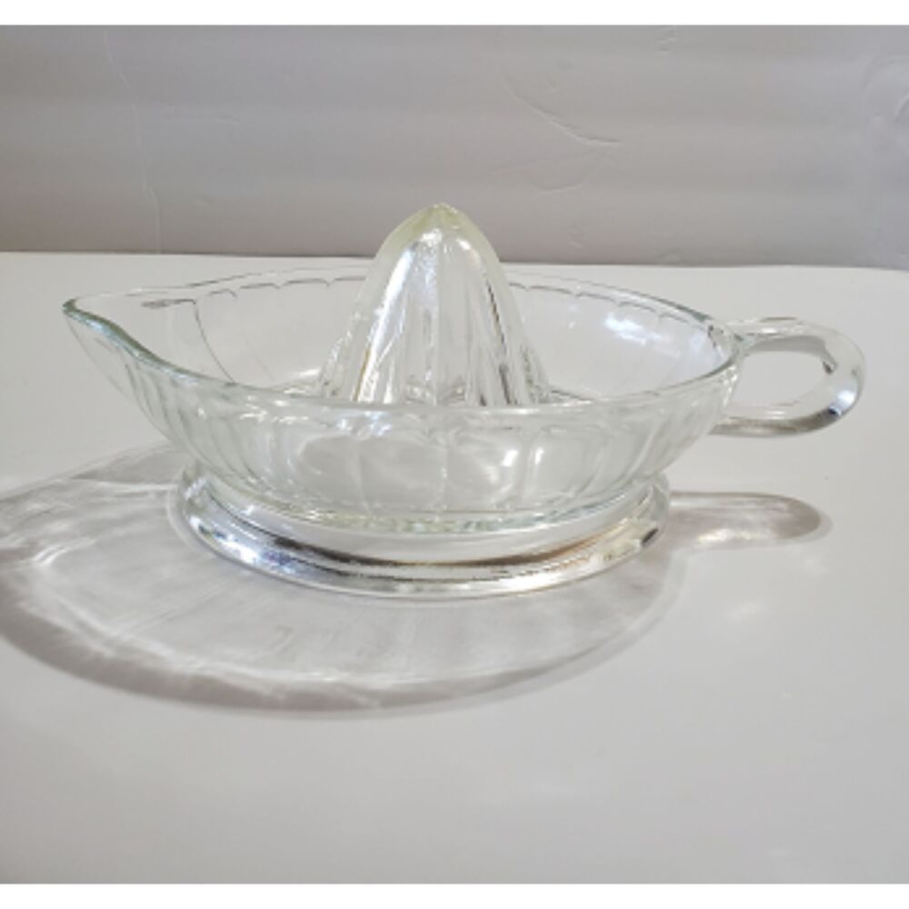 Clear Glass Juicer/Reamer Large ~Vintage~